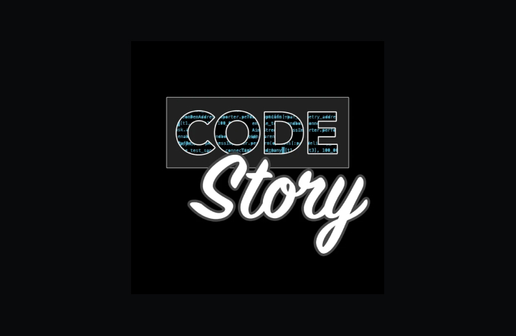 Code Story podcast logo